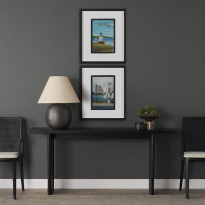 Alternative view of Maine GO (M) by Mercana Studio Framed Artwork Matted under Glass