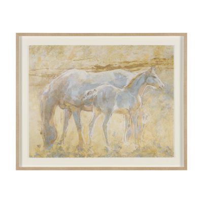 Curious I by Mercana Studio Hand Embelished Framed Artwork Matted under Glass