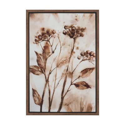 Fieldspoke I by Mercana Studio Hand Embelished Textured Framed Canvas Artwork