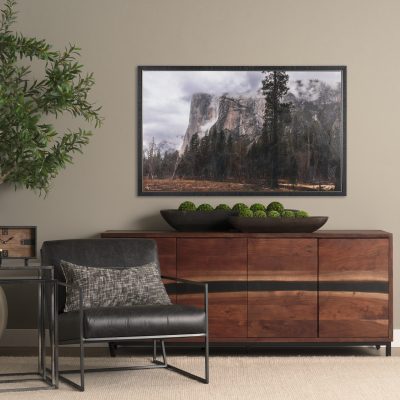 Alternative view of Misty Mountain by Gary Blatter Hand Embelished Textured Framed Canvas Art Print