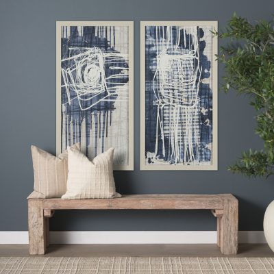 Alternative view of Intuition II by Mercana Studio Hand Embelished Textured Framed Canvas Artwork