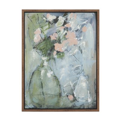 Posies I by Mercana Studio Hand Embelished Textured Framed Canvas Artwork